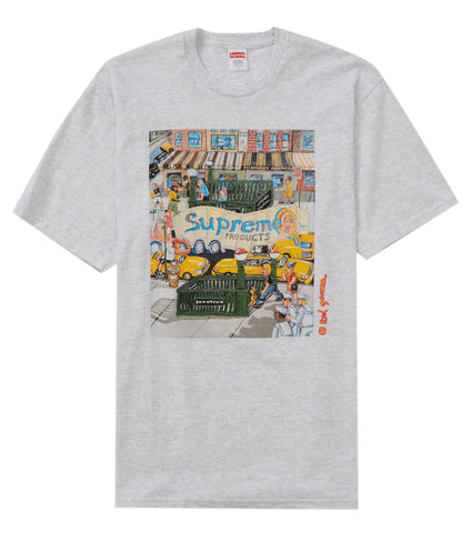 Supreme Manhattan T-shirt Ash Gray Sz XXL DS