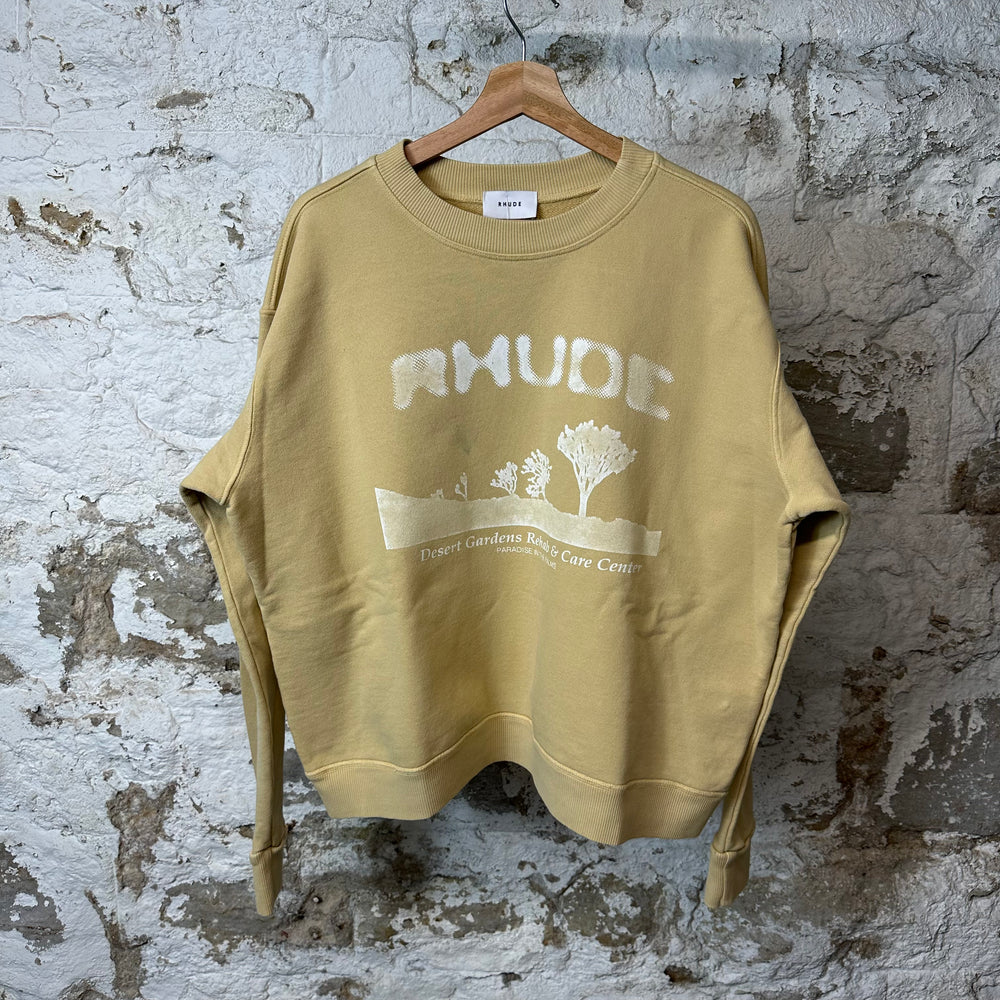 Rhude Desert Rehab Crewneck Beige Sz M