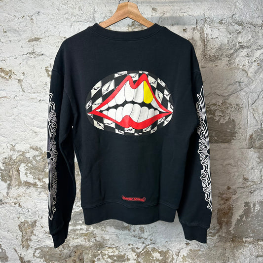 Chrome Hearts Matty Boy Chomper Crewneck Black Sz M