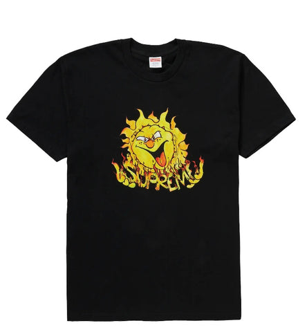 Supreme Sun T-shirt Black Sz L DS