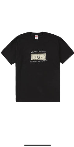 Supreme Spend It T-shirt Black Sz XL DS