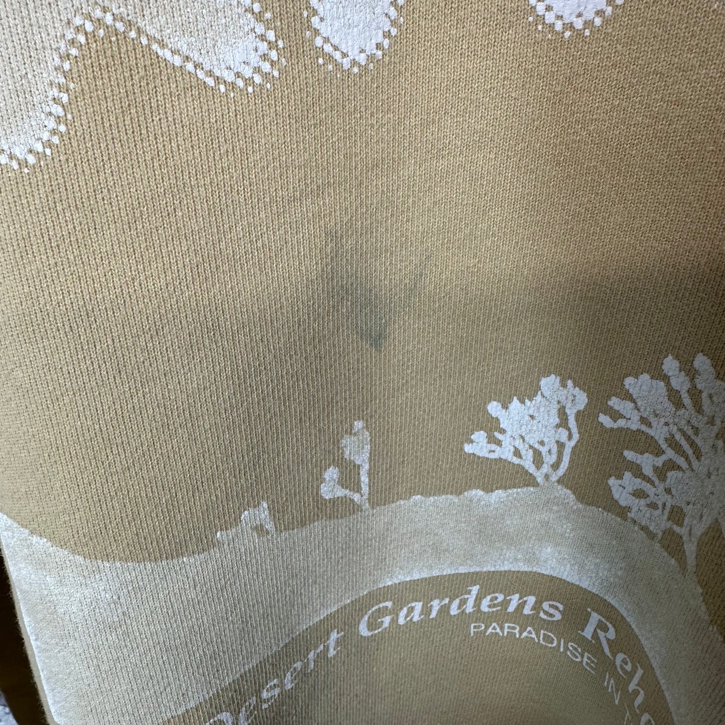 Rhude Desert Rehab Crewneck Beige Sz M