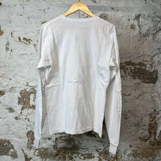 Chrome Hearts White Neck Spell L/s White Sz M