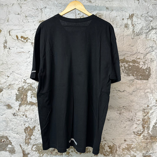 Chrome Hearts Neck Logo T-shirt Black Sz XXL