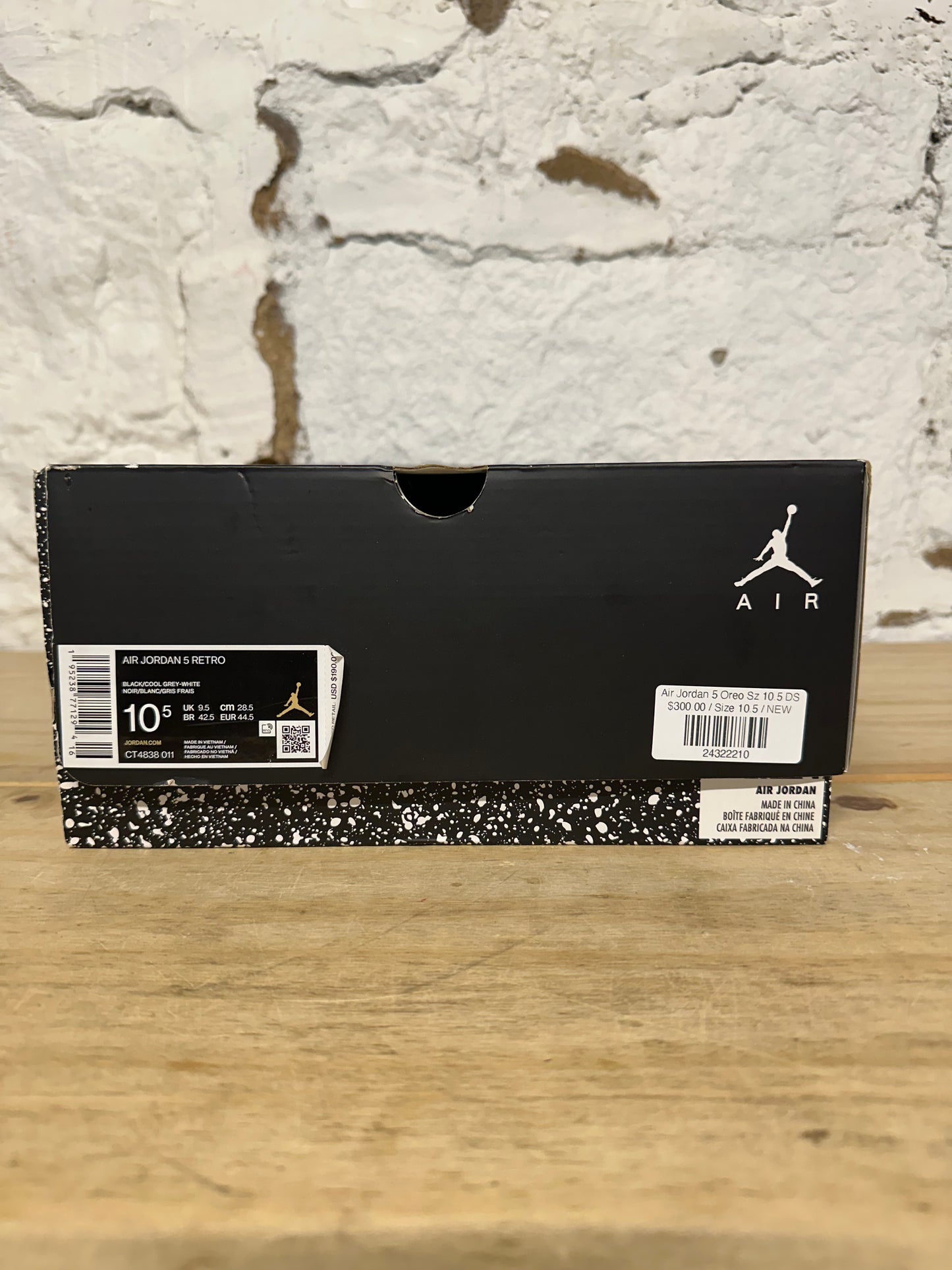 Air Jordan 5 Oreo Sz 10.5 DS