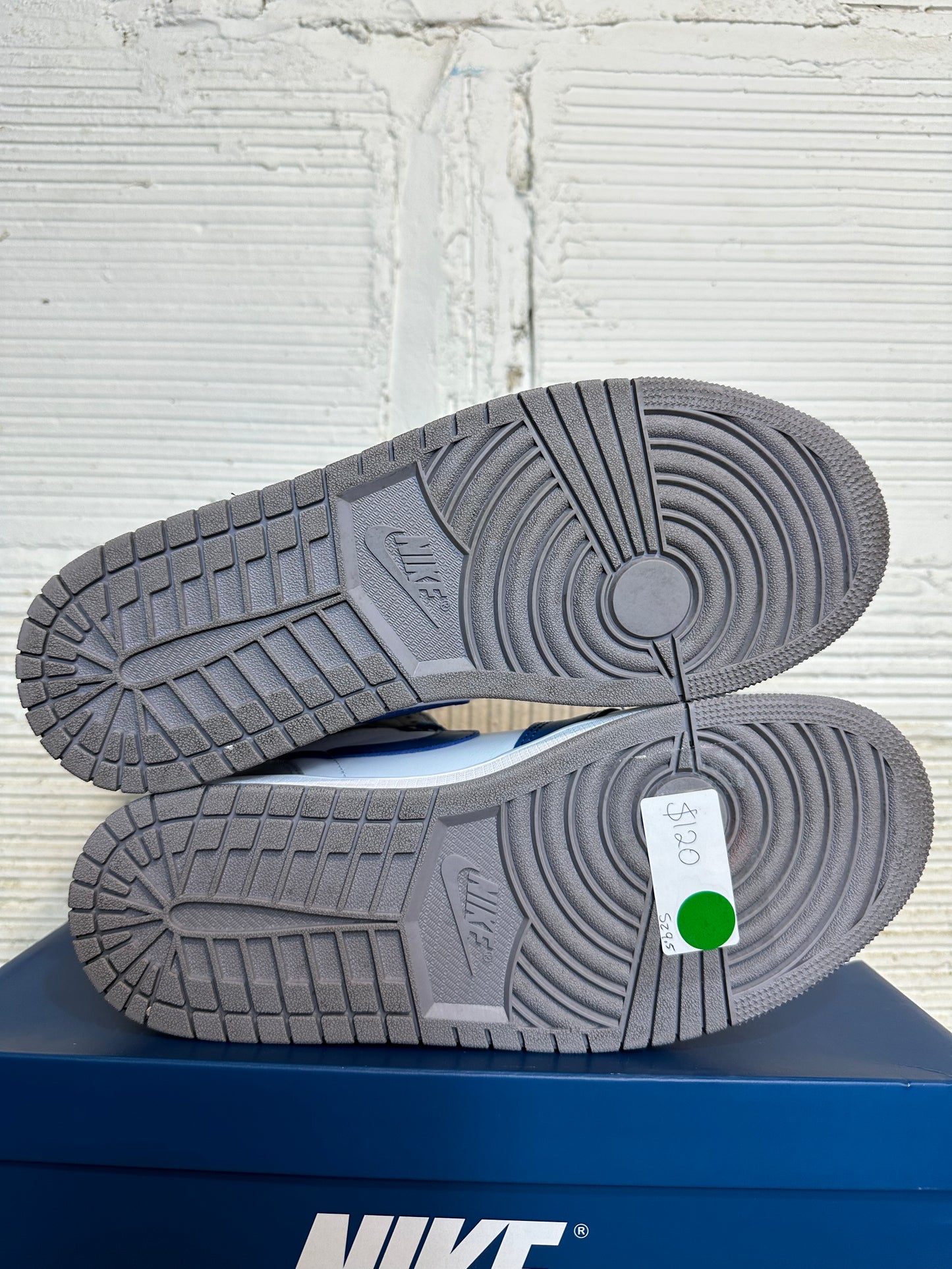 Air Jordan 1 High True Blue Sz 9.5