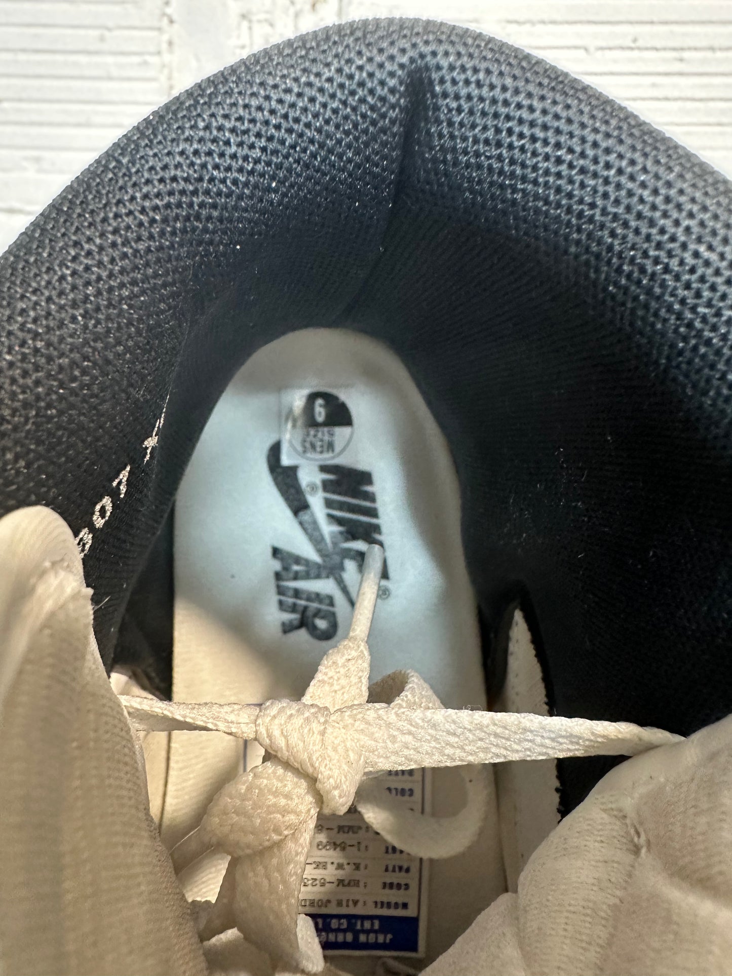 Air Jordan 1 High 85 Black White Sz 9