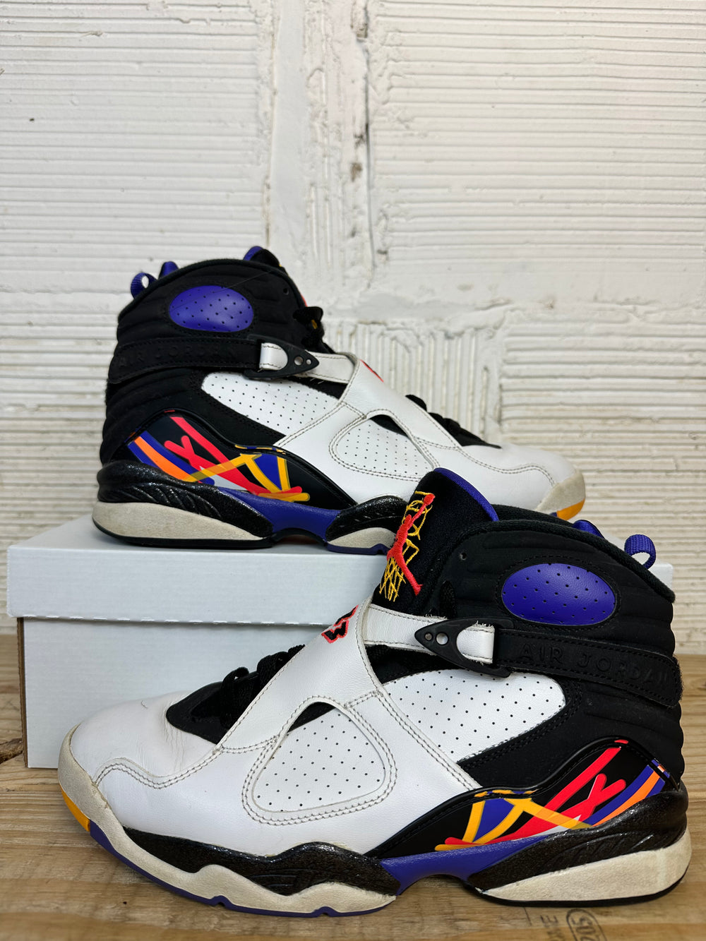 Air Jordan 8 Three Peat Sz 9