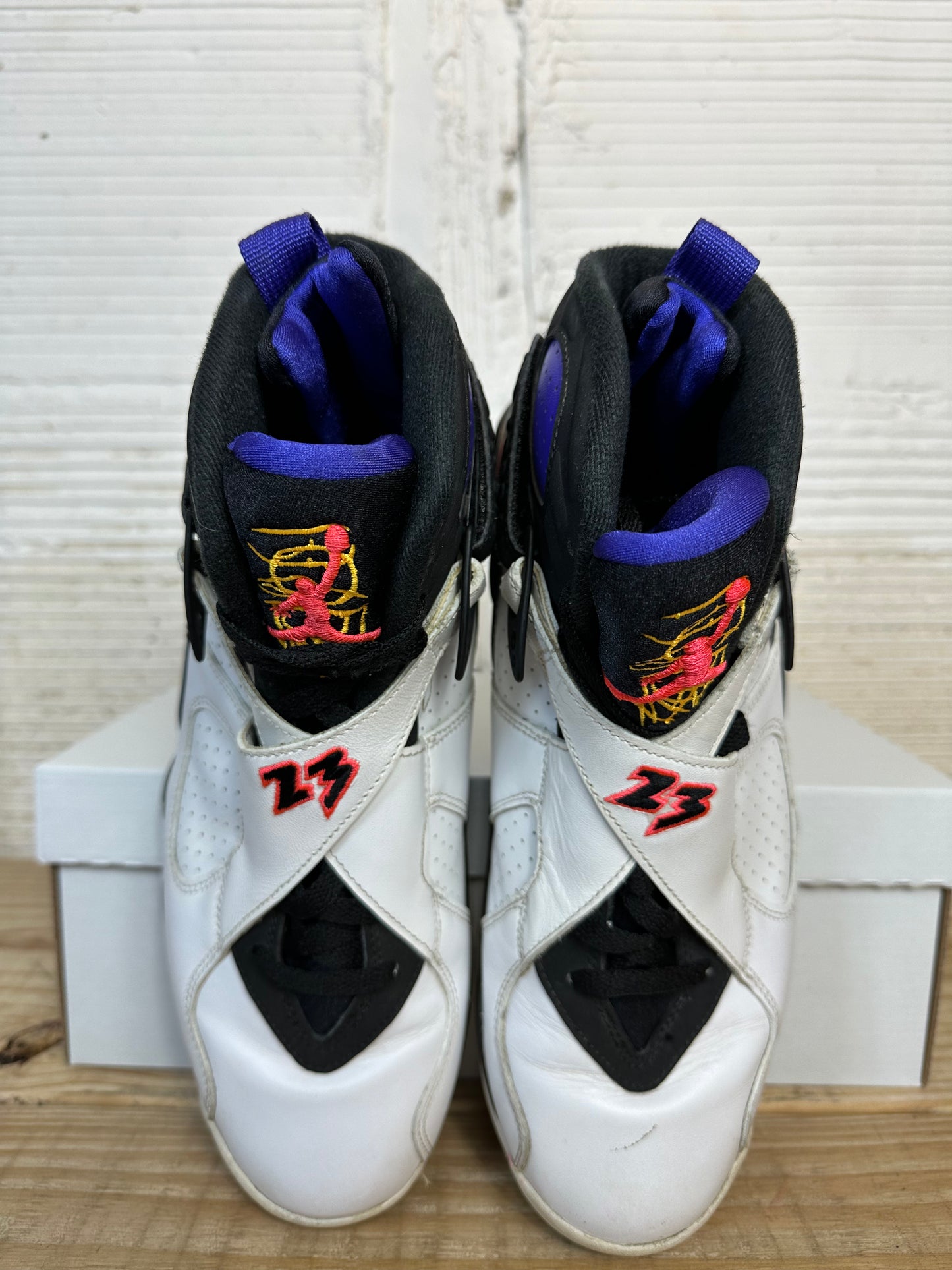 Air Jordan 8 Three Peat Sz 9