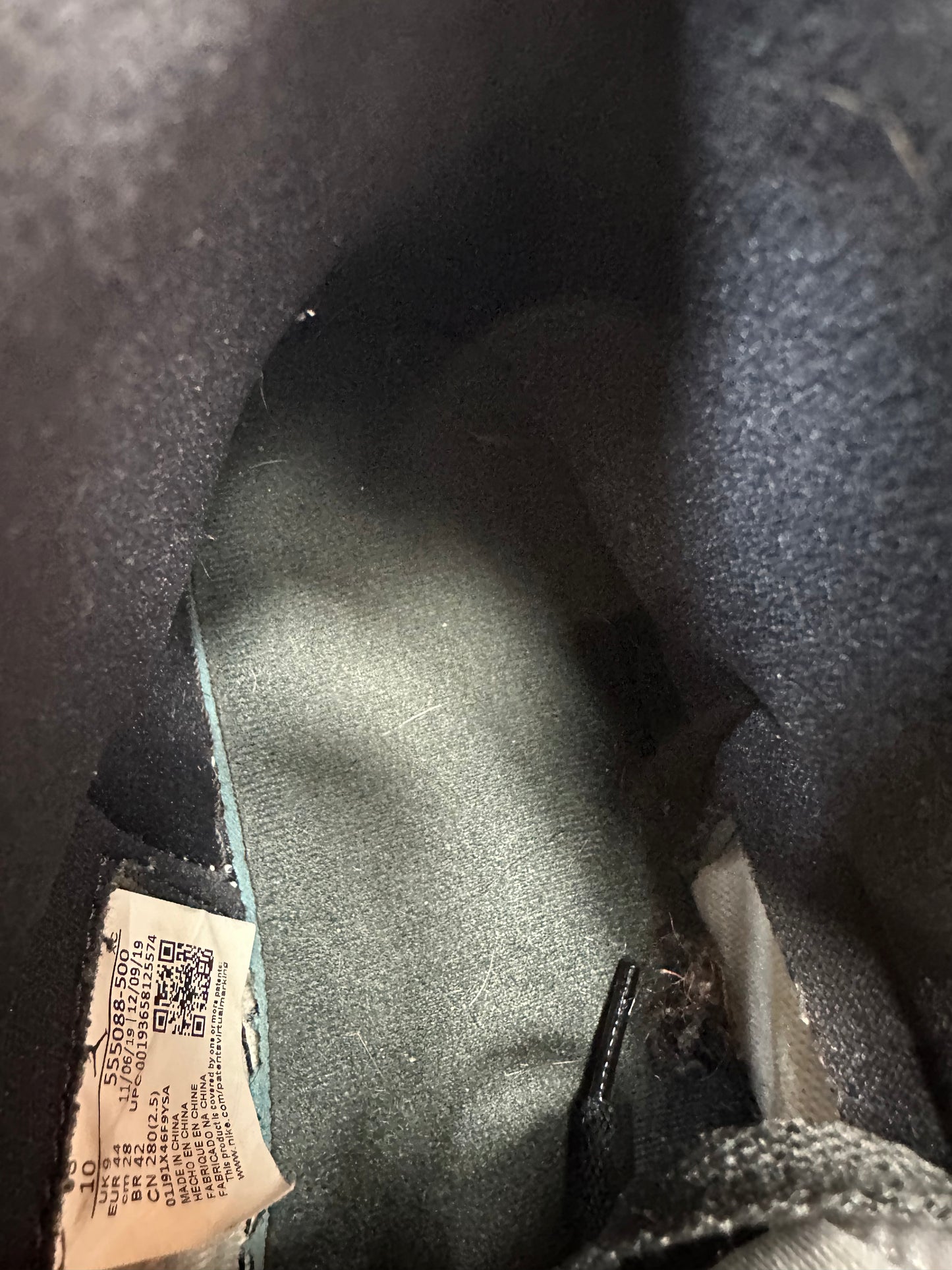 Air Jordan 1 High Court Purple White Sz 10