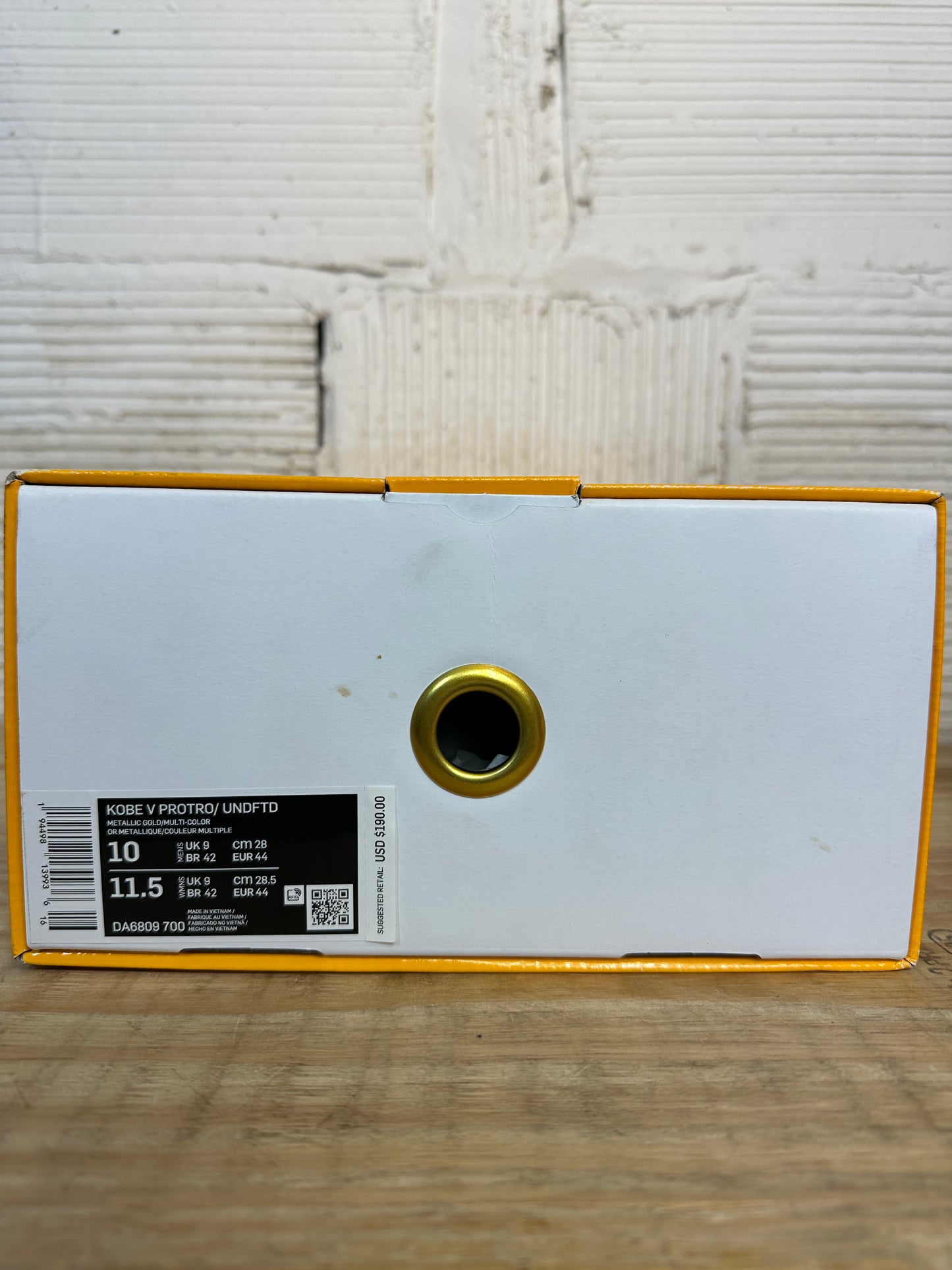 Nike Kobe 5 Protro Undefeated Hall of Fame Sz 10 DS