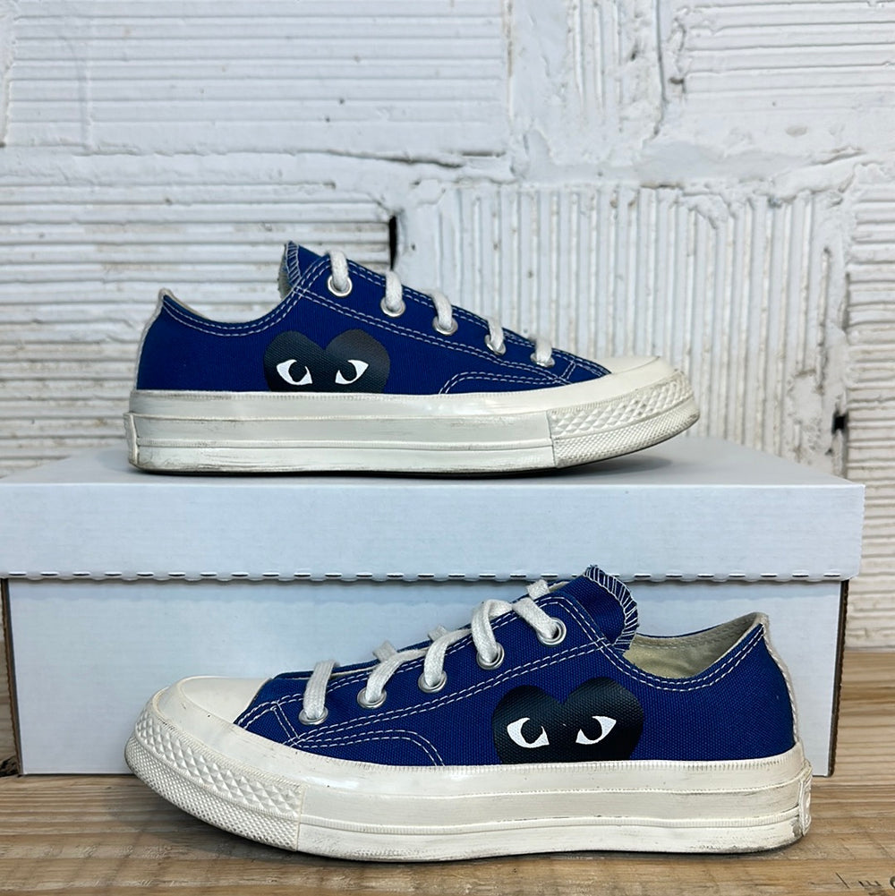 Converse CDG Low Navy Sz 4