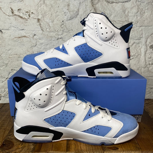 Air Jordan 6 UNC White Sz 11 DS