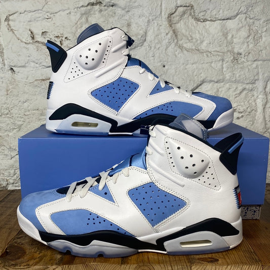 Air Jordan 6 UNC White Sz 11 DS
