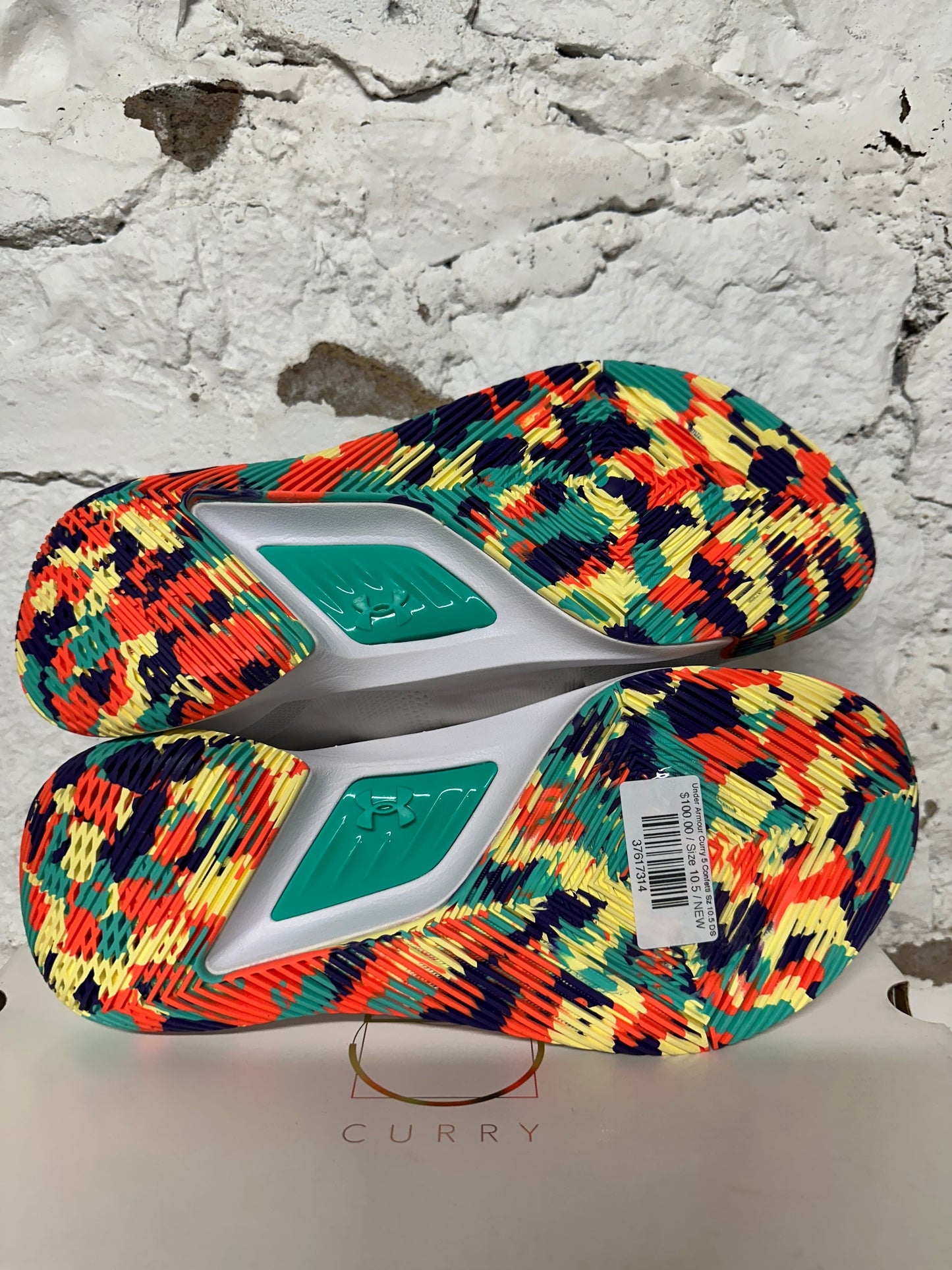 Under Armour Curry 5 Confetti Sz 10.5 DS