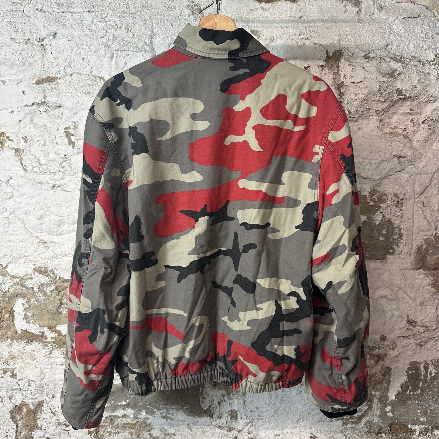 Supreme Red Camo Twill Utility Jacket Sz S