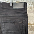 Amiri MX1 Multicolor Paisley Black Denim Jeans Sz 33