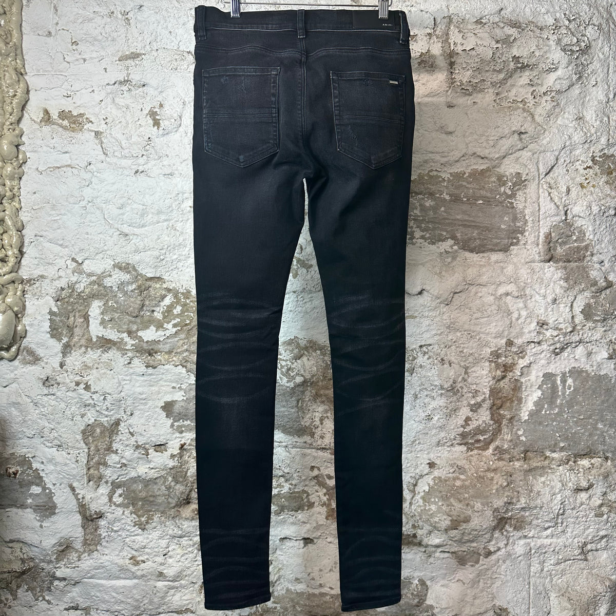 Amiri MX1 Red Tie Dye Thrasher Black Denim Jeans Sz 31
