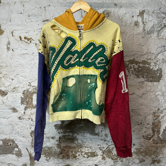 Vale Collage Zip Up Hoodie