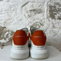 Alexander Mcqueen Orange Tab White Sneaker Sz 9 (42) No Box