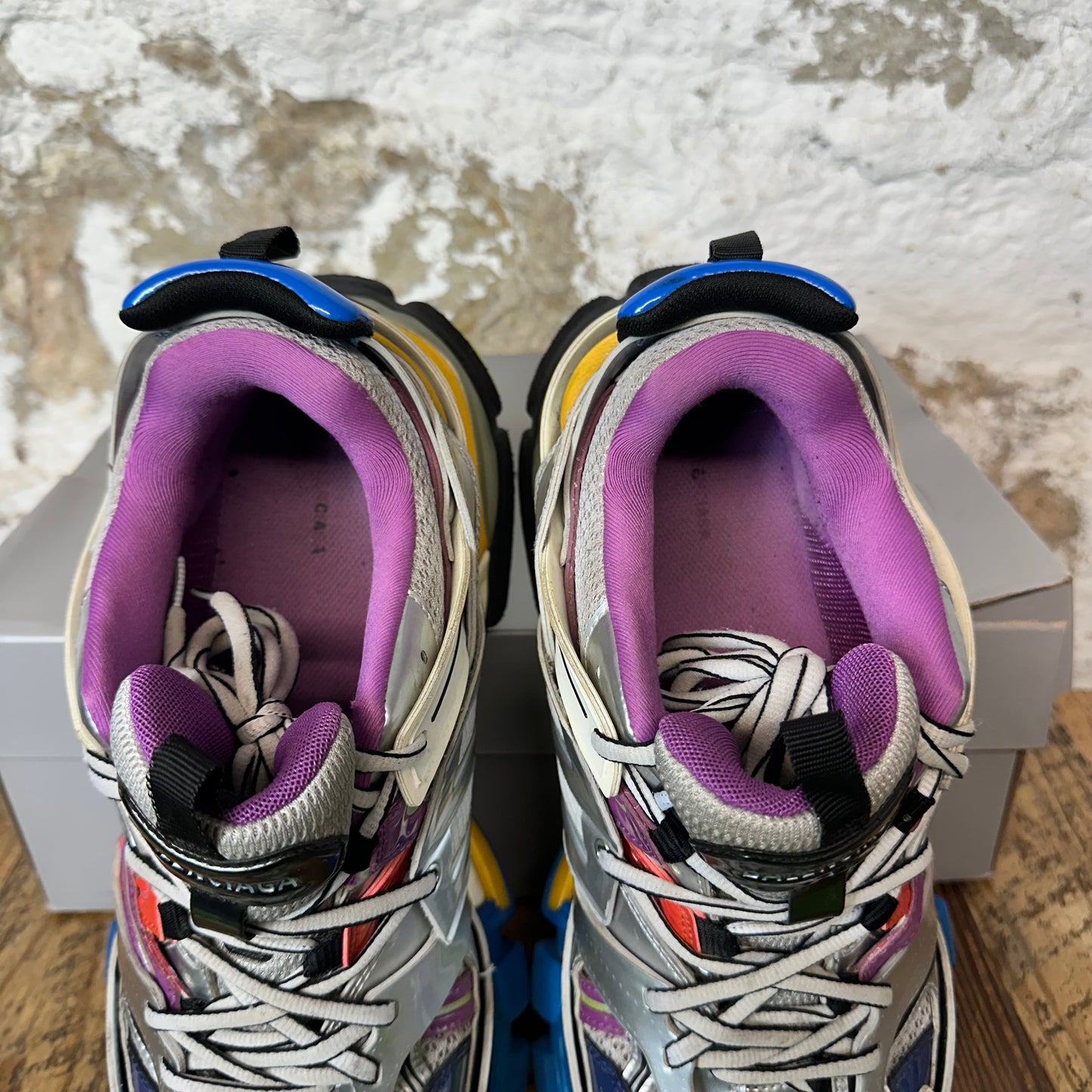 Balenciaga Track Runner Multicolor Silver Sneaker Sz 11 (44)