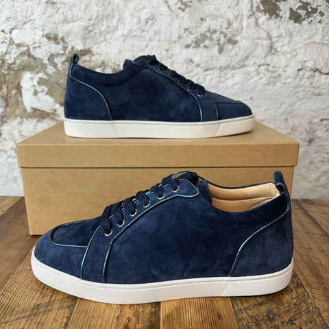 Christain Louboutin Navy Blue Suede Sneaker Sz 10 (43)