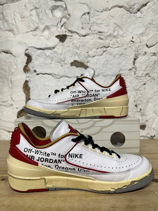 Air Jordan 2 Low Off White Chicago Sz 10