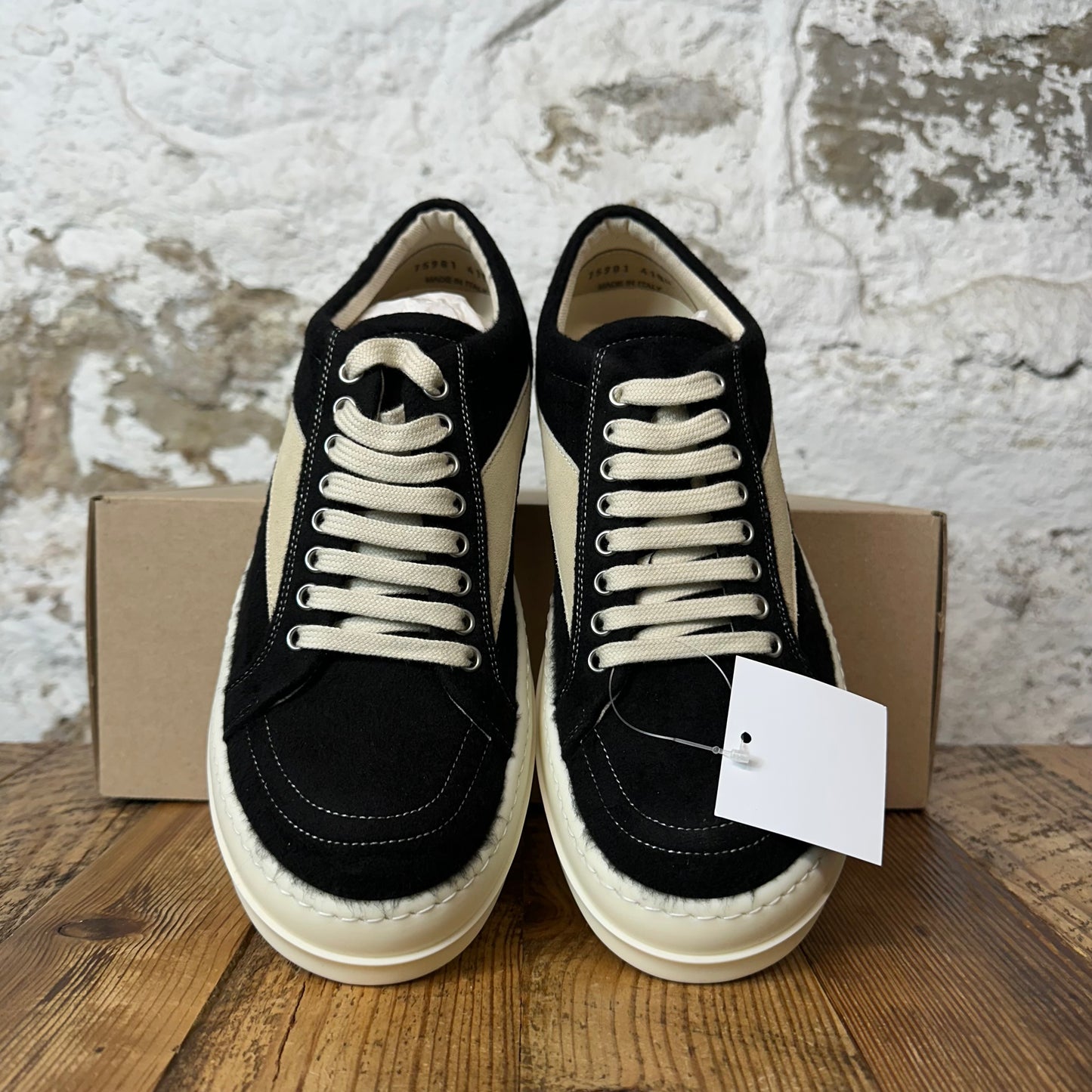 Rick Owens Vintage Black Milk Sneaker DS