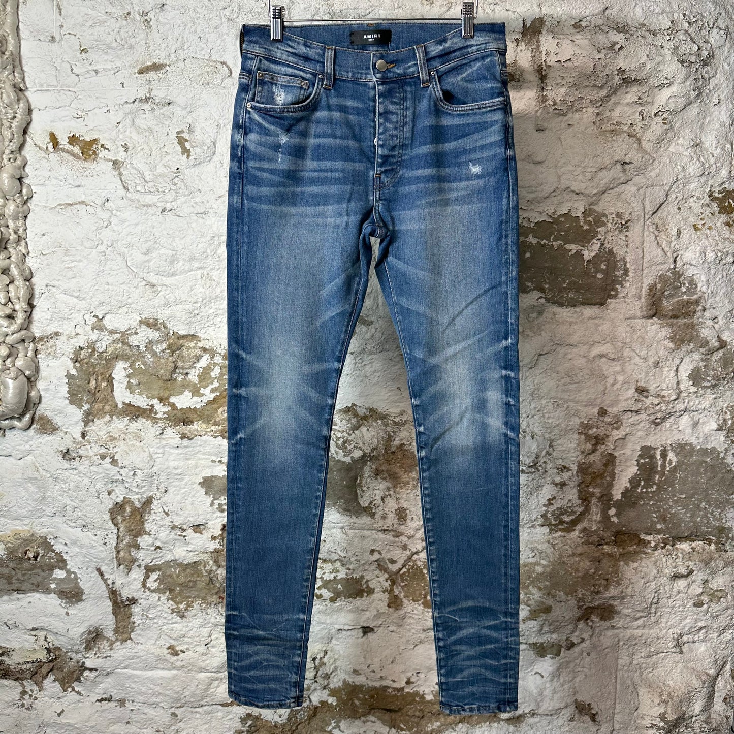 Amiri Plain Dark Blue Denim Jeans Sz 31