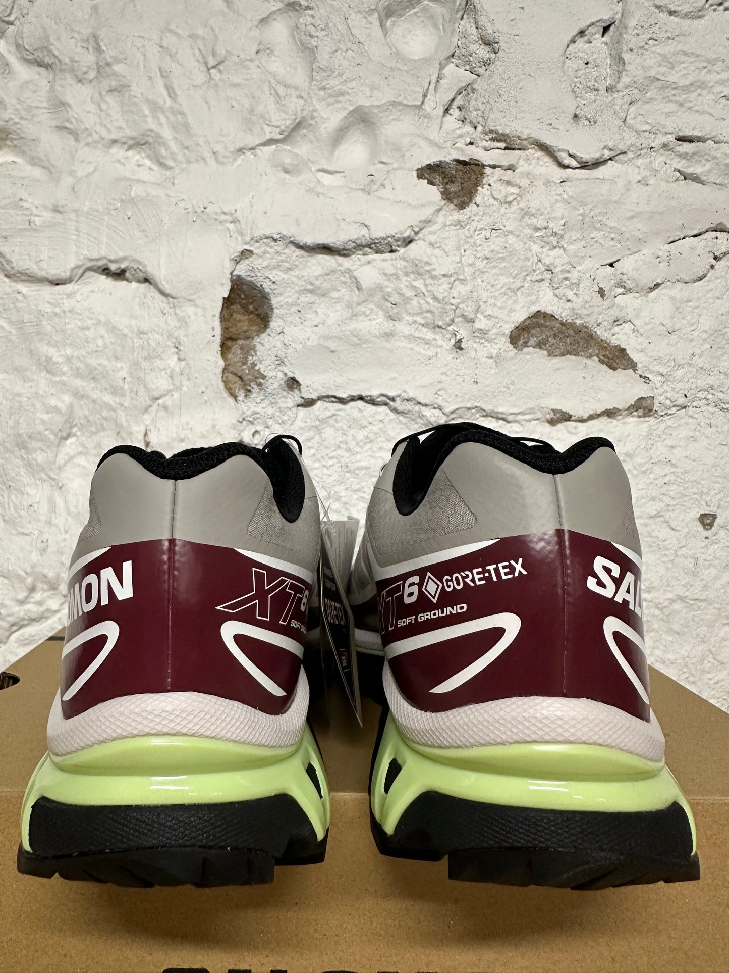 Salomon XT 6 Gore Tex Paloma Maroon Banner Sz 11 DS
