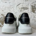 Alexander Mcqueeb Black Tab Stud White Sneaker Sz 8 (41)