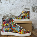 Christian Louboutin High Multicolor Pattern Sneaker Sz 9 (42)