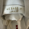 Prada Americas Cup Grey Patent White Sneaker Sz 9 DS