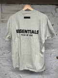 Fear of God Essentials Light Oatmeal T-Shirt Sz S