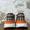 Burberry Ramsey Brown White Black Sneaker Sz 7 (40)