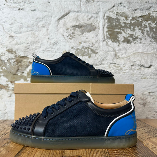 Christian Louboutin Navy Blue Spike Sneaker Sz 9 (42)