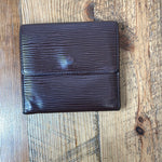 Louis Vuitton Brown Epi Compact Wallet