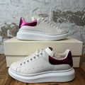 Alexander McQueen Pink Croc Tab White Sneaker Sz 6 (38)
