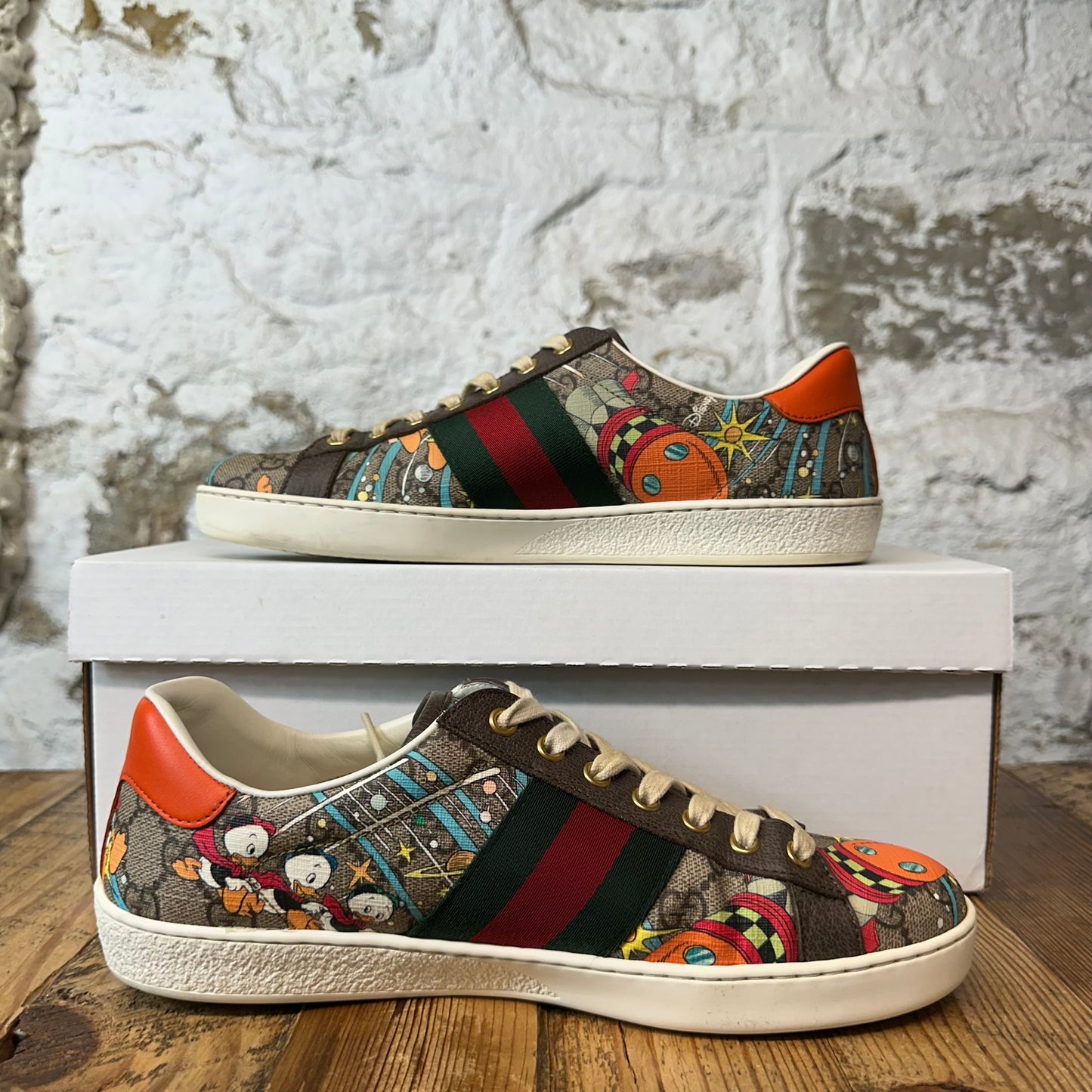 Gucci GG Monogram Disney Ace Sneaker Sz 7.5