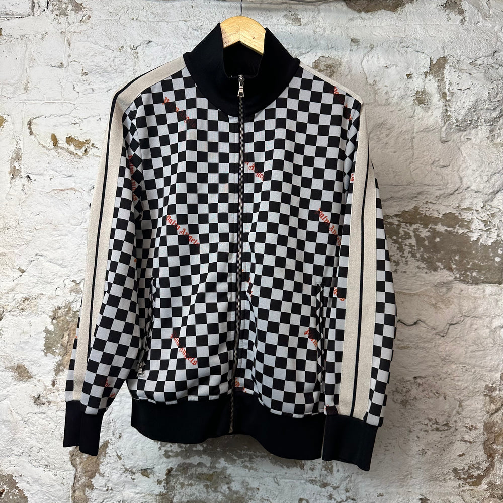 Palm Angels Checkered Track Jacket Sz L