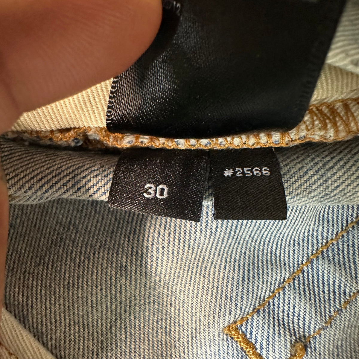Amiri MX1 Black Paisley Blue Denim Jeans Sz 30