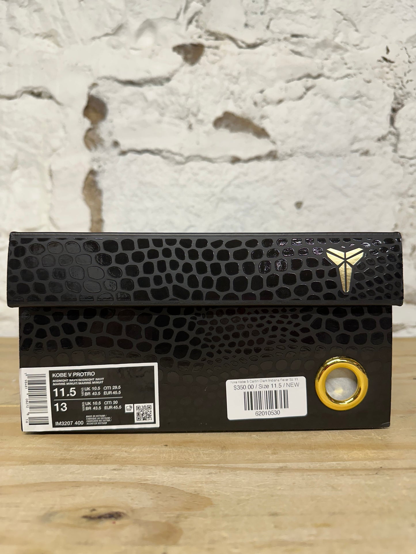 Nike Kobe 5 Cailtin Clark Indiana Fever Sz 11.5 DS