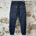 Rick Owens Bauhaus Navy Cargo Pants Sz XS