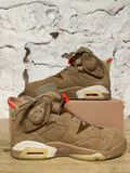 Air Jordan 6 Travis Scott British Khaki Sz 9