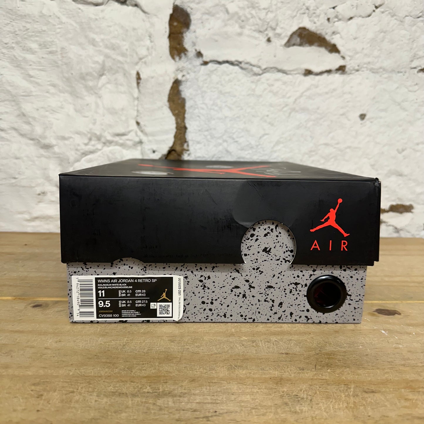 Air Jordan 4 Off-White Sail Sz 9.5 (11W) DS