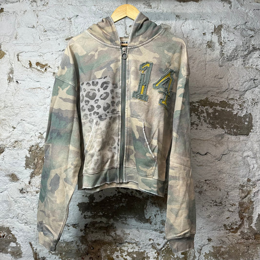 Vale Winter Camo Zip Up Hoodie