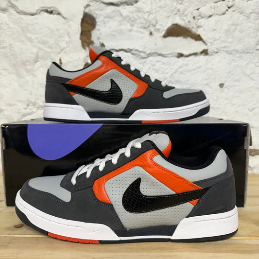 Nike SB Zoom Air Regime Grey Black Orange Sz 10 DS