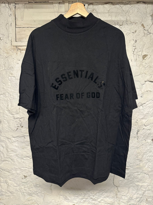 Essentials Arc Logo T-shirt Black Sz XS