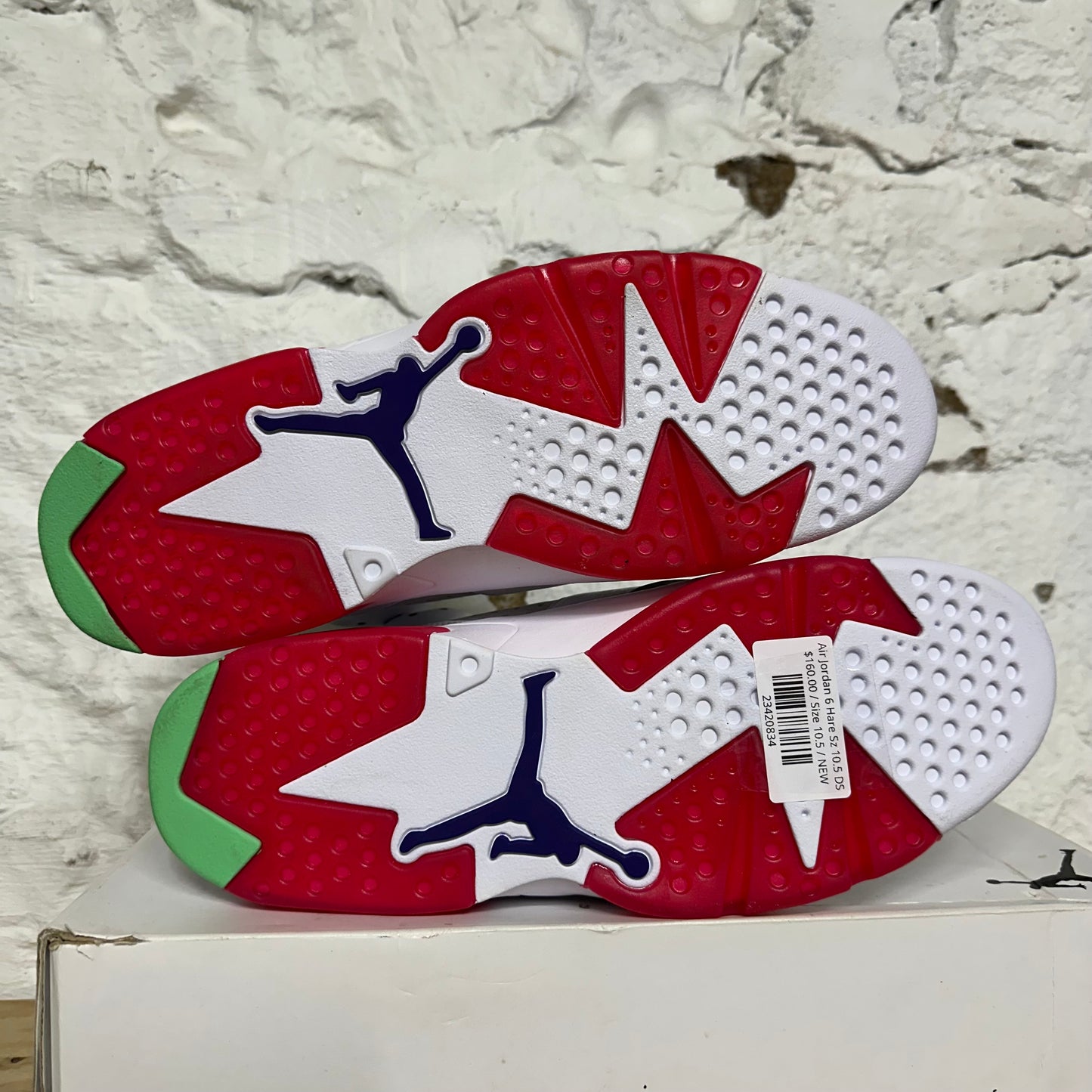 Air Jordan 6 Hare Sz 10.5 DS