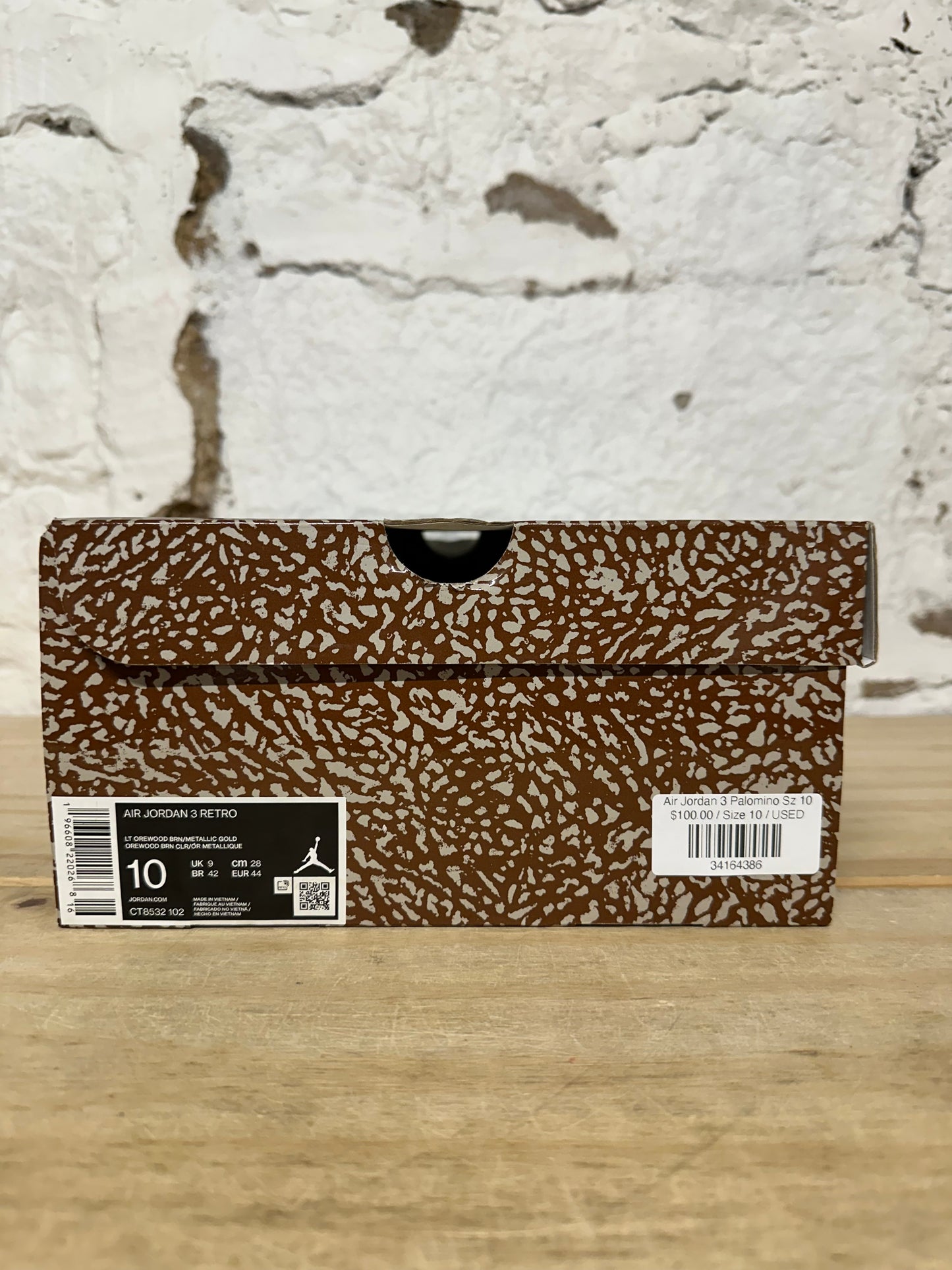 Air Jordan 3 Palomino Sz 10